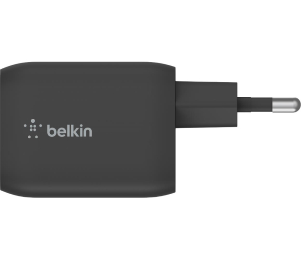 BELKIN Ładowarka podwójna ścienna 65W USB-C GAN z PPS czarna WCH013vfBK - 1121655 - zdjęcie 3